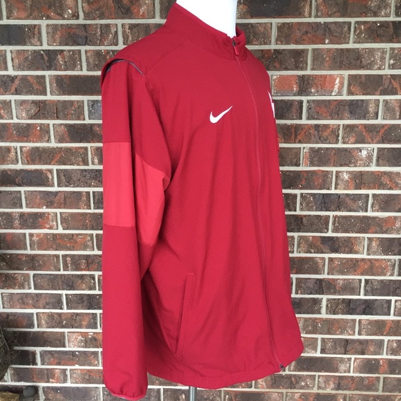 Nike Dri-fit Oklahoma Sooners Full Zip Jacket - Picture 3 of 8